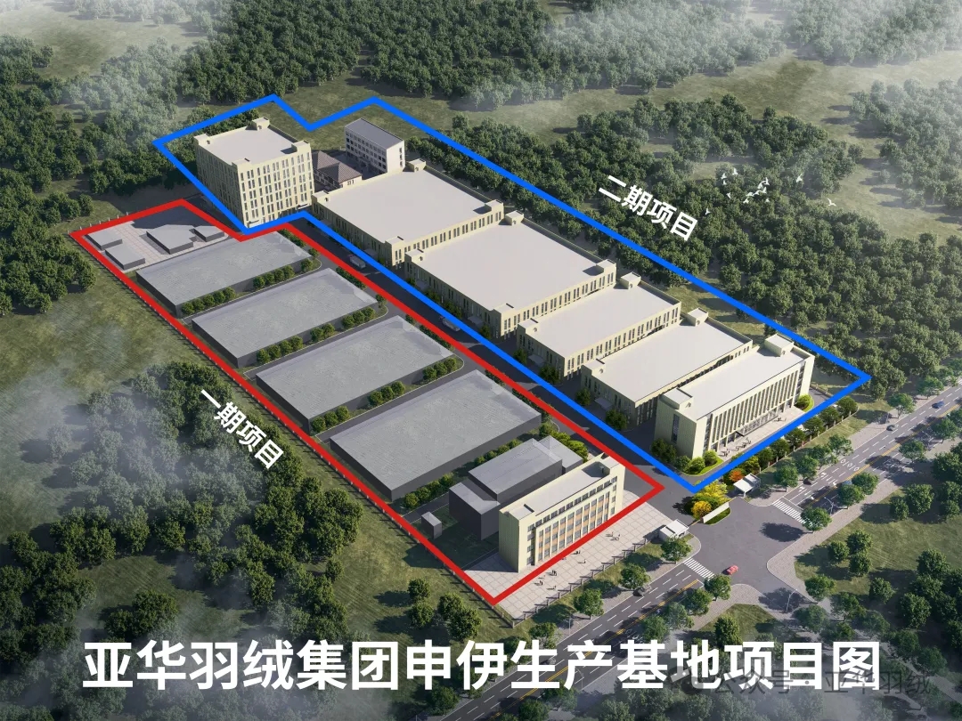 开工大吉|亚华羽绒集团申伊工厂二期项目顺利开工！